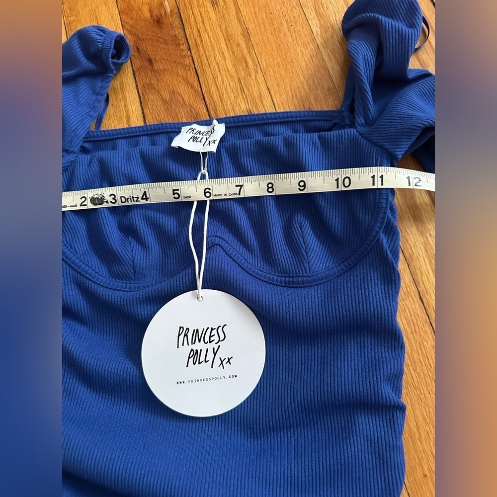 Princess Polly Royal Blue Bodysuit - Picture 6 of 10